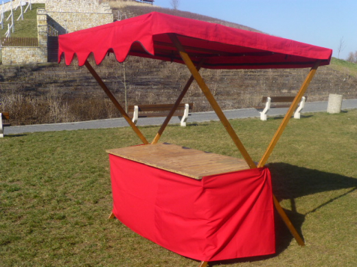 Prodejní stánek, skládací dřevěný 2x2m